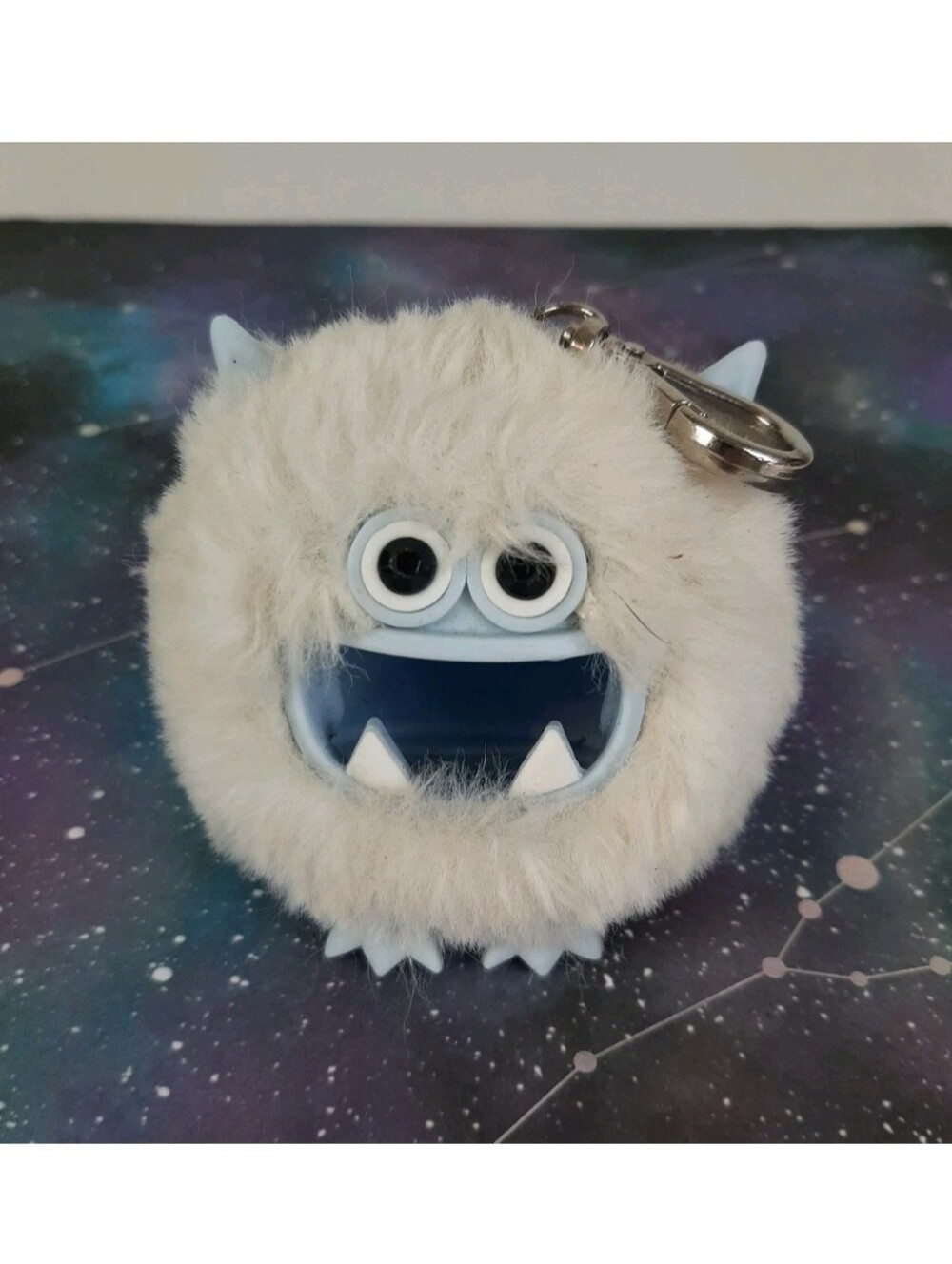 Bath & Body Works Pocketbac Sanitizer Holder Plush Fuzzy Yeti Monster